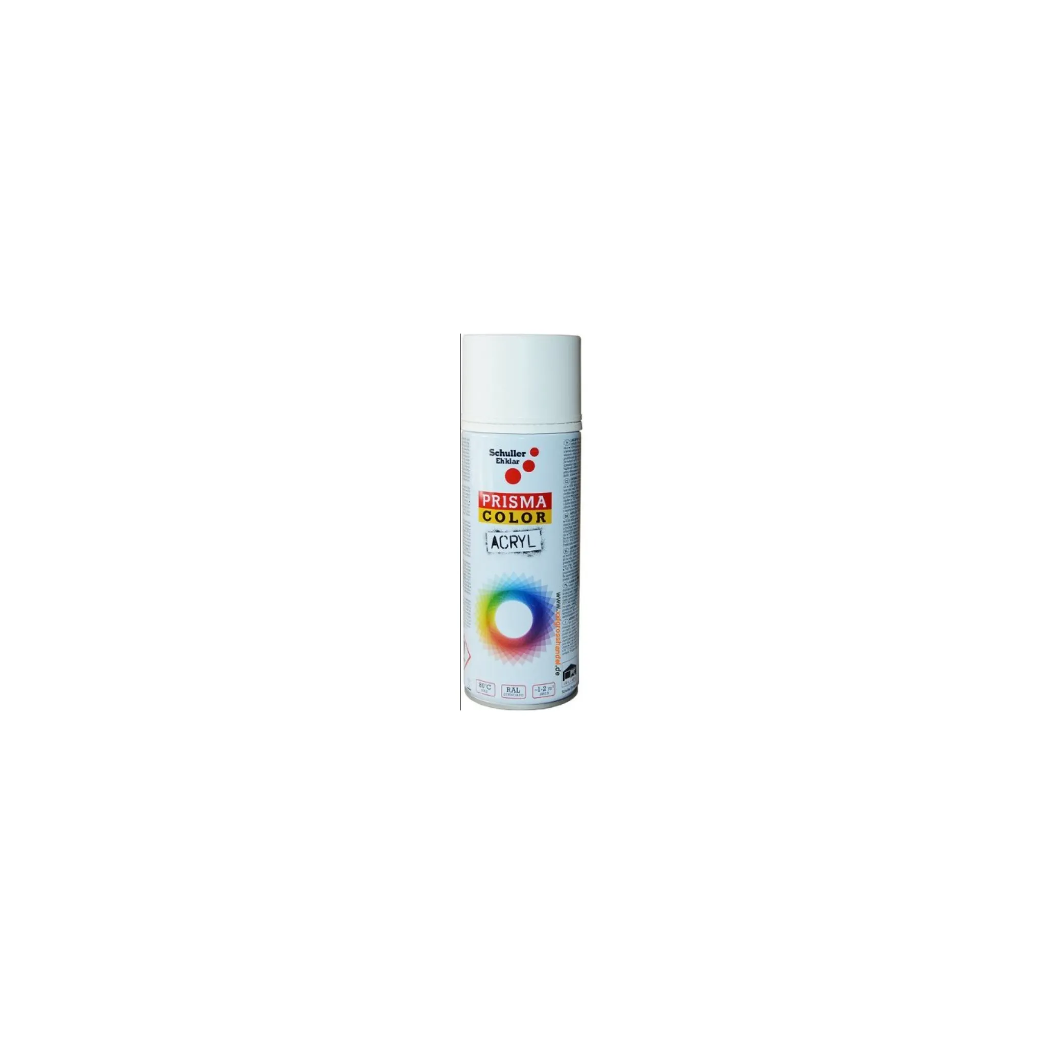 Fotografie 1 - Barva ve spreji Schuller Eh'klar Prisma Color sprej 400 ml RAL 9010 lesklá bílá