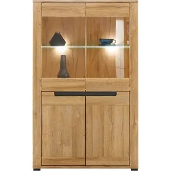 Zrcadlo Kredenc Memphis - dub granson/grafit