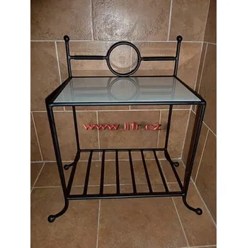 Noční stolek Kovový noční stolek