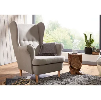 Křeslo SCANDINAVE Křeslo 86x83x91, taupe