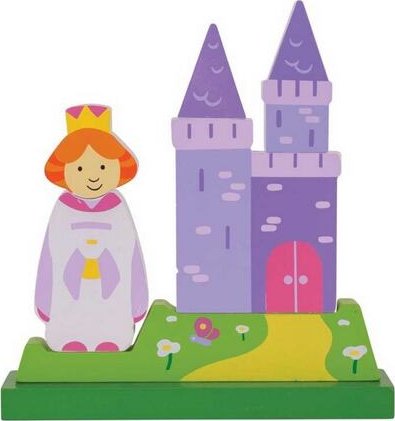 Bigjigs Toys Magnetické vertikální puzzle zámek