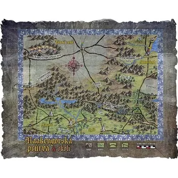 imago Mapa Maakengorské průrvy a okolí