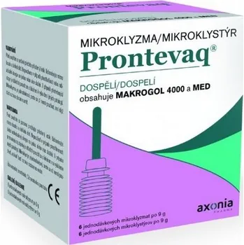 Intimní hygienický prostředek New Fa.Dem Prontevaq mikroklyzma 6x 9 g