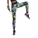 Bas Bleu Dámské sportovní legíny Bas Black Glade S Vícebarevná