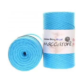 Příze Maccaroni Šňůry Abigail 5mm - 606 tyrkysová