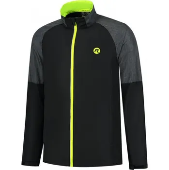 Běžecké oblečení VĚTROVKA PÁNSKÁ BĚŽECKÁ ROGELLI ENJOY ČERNO REFLEXNÍ ŽLUTÁ Varianta: XL