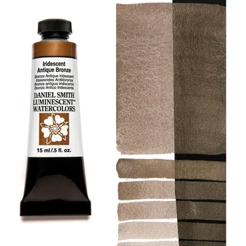 Vodová barva Akvarelová barva Daniel Smith Luminescent, 15ml - bronzová Barva: 8 - Iridescent Antique Bronze