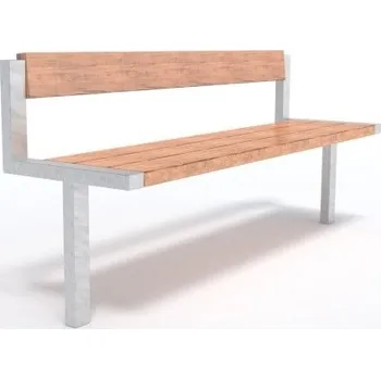 Zahradní lavice HTI Lavička Vincent KA-K1048 Délka latí: 1500 mm, Typ ukotvení: klasické (šrouby), Barva konstrukce: černá komaxit (RAL 9005)