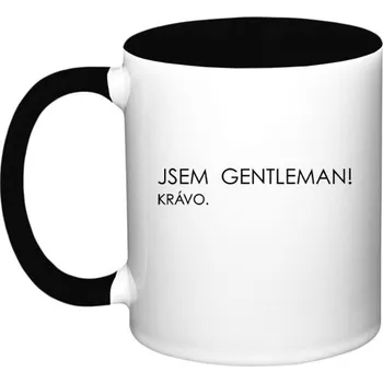 Pánské tričko Hrnek malý barevný s potiskem Jsem gentleman