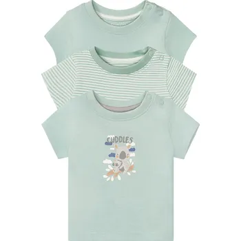 Dívčí oblečení lupilu® Dětské triko BIO, 3 kusy (50/56, zelená)