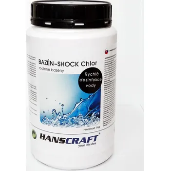 Bazénová chemie HANSCRAFT BAZÉN - SHOCK Chlor - 1 kg