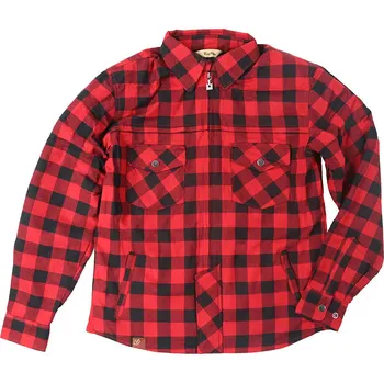 Moto bunda Kevlarová košile Rusty Pistons RPSWM46 Rixby red/black vel. M