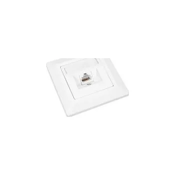 Kabel Solarix Eth.Zás. CAT6 UTP 1 x RJ45 pod omítku bílá SX9-1-6-UTP-WH