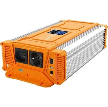 Měnič napětí Měnič napětí 24V/230V 3000W, CARSPA PX3000, čistá sinusovka, D.O.drátové (Špičkový měnič s čistou sinusovkou vhodný pro spotřebiče s vysokými nároky na čistý sinusový průběh napájecího napětí.)