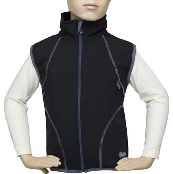 Chlapecká vesta Fantom vesta SOFTSHELL - černá Velikost: 110