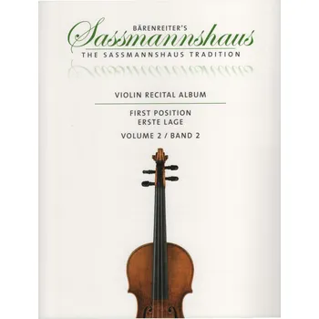Violin Recital Album 2 / snadné přednesové skladby pro housle a klavír nebo dvoje housle