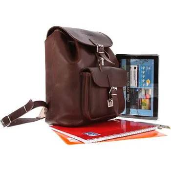 Kabelka Kožený VOOC Vintage batoh; hnědá SKL