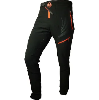 Cyklistické oblečení HAVEN Cyklistické kalhoty dlouhé bez laclu - ENERGIZER LONG - červená/černá S