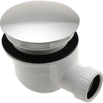 sprchový žlab GELCO GELCO vaničkový sifon, průměr 90mm, DN40, krytka nerez lesk