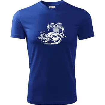 Pánské tričko Moto Best Sound - Pánské triko Fantasy sportovní (dresovina) - L ( Královská modrá )