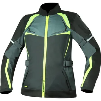 Moto bunda Dámská bunda na moto Nazran Thron Tech Air black/grey/fluo vel. XL