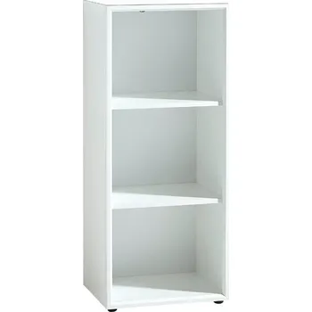 regál Germania Bílý kancelářský regál Monteria 120 x 50 cm