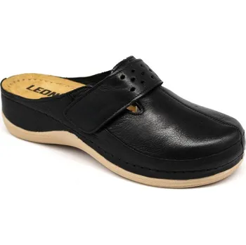 Dámská zdravotní obuv Leon 902 Dámská zdravotní kožená obuv uzavřená - Černá Velikost: 38
