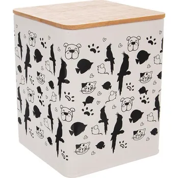 Dóza na potraviny Plechová dóza MAZLÍČCI vel. S