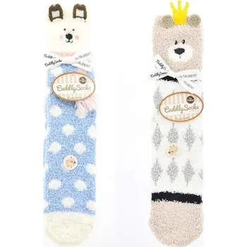 Dámské ponožky Žinilkové veselé ABS spací zvířátkové ponožky TAUBERT UNI náhodný mix