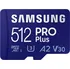 Paměťová karta Samsung PRO Plus microSDXC 512 GB UHS-I U3 V30 160 MB/s + SD adaptér