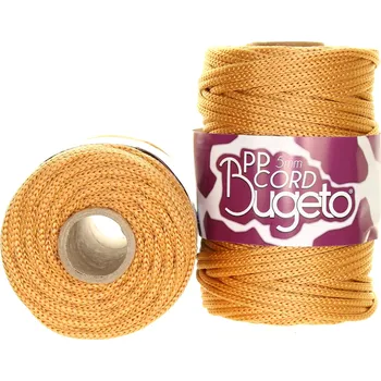 Příze Bugeto PP Cord mini 5 mm zlatohnědá 049