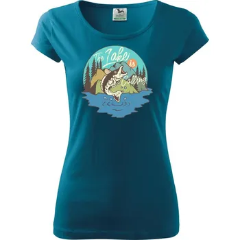 Big Fish - Dámské triko Pure - M ( Petrolejová )