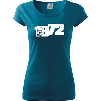 Dámské oblečení Husákovo dítě - 1972 - Dámské triko Pure - 3XL ( Petrolejová )