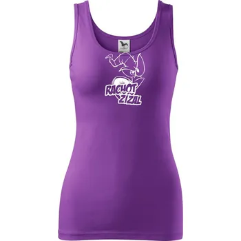 Dámské tričko Rachot žížal - Dámské tílko - 2XL ( Fialová )