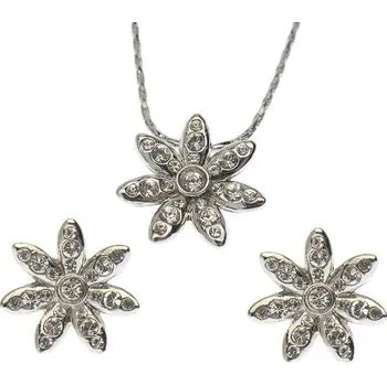 Souprava šperků Souprava KYTIČKY Swarovski Rhodium