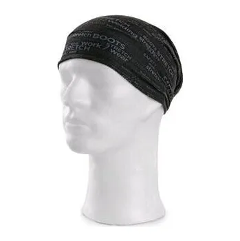 Šátek multifunkční CXS DARREN, potisk CXS logo, černý