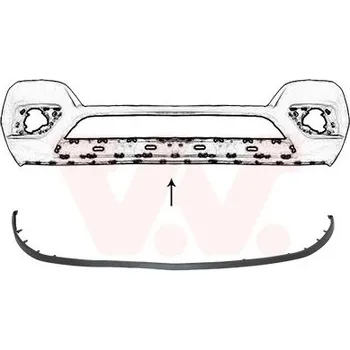 Nárazník Spoiler VAN WEZEL 3775500