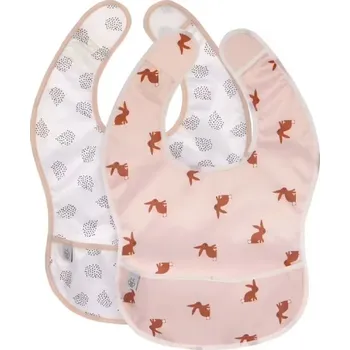 Bryndák LÄSSIG Set 2 ks bryndáků Lightweight Bib Little Forest rabbit