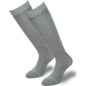 Dámské punčochy COLLM Podkolenky STYLE SOCKS šedý melír