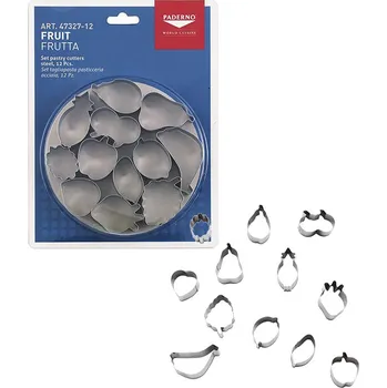 Vykrajovátko Vykrajovátka sada 12ks (ovoce) tvar: 3-5, v.2cm