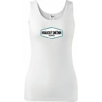 Dámské tričko Hora Králický Sněžník - Dámské tílko - XL ( Bílá )