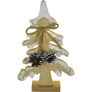 Vánoční dekorace Stromek se šiškami 22 cm