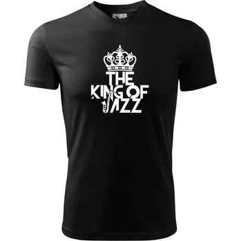 Pánské oblečení King of Jazz - Pánské triko Fantasy sportovní (dresovina) - XL ( Černá )