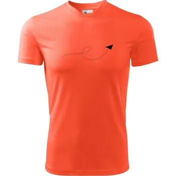 Pánské tričko Vlaštovka - Pánské triko Fantasy sportovní (dresovina) - 3XL ( Neonově oranžová )