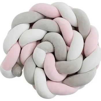 Příslušenství pro dětskou postel a kolébku KiK Pletený mantinel do postýlky 7 x 200 cm