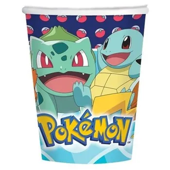 Amscan Papírové kelímky 250 ml 8 ks Pokémon Party nádobí Amscan Papírové kelímky 250 ml 8 ks Pokémon