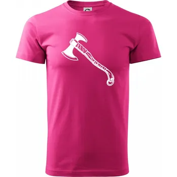 Viking sekera - Klasické pánské triko vyšší gramáže - XS ( Purpurová )