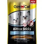 GimCat Kitten Sticks krocan/vápník 3 ks