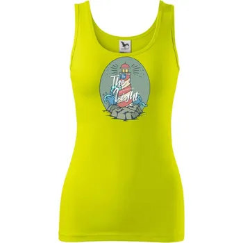 Dámské tričko Light House - Dámské tílko - M ( Limetková )