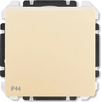 vypínač Vypínač Swing ABB 3557G-A80940 C1 tlačítko č.1/0, IP 44 s krytem s drápky krémové (ABB 3557G-A80940 C1)